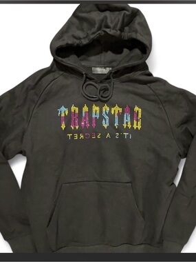 Vintage trapstar rhinestone hoodie